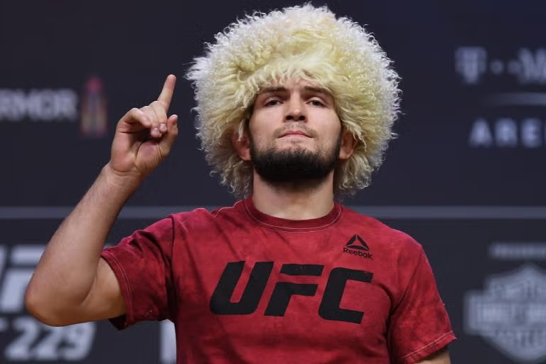 LeMaestro23's tweet photo. @EASPORTSUFC #UFC6 My favorite UFC fighter has to be Khabib, The Eagle https://t.co/rpc5QyaZbq
