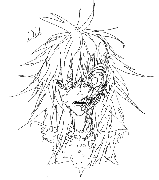 Necrosting's tweet photo. Lyla drawing because I was bored. https://t.co/5rEC9utMQl