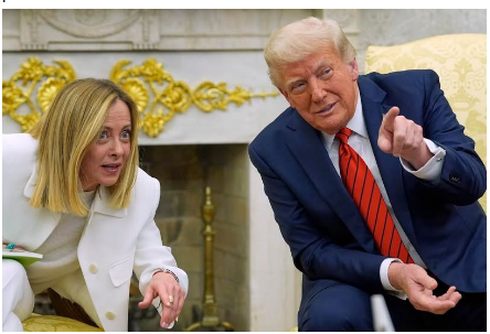 UGirovago77000's tweet photo. Mentre Trump faceva video che scaricava merda sui manifestanti,immigrati che mangiano i cani,rapiva 
un presidente in carica,minacciava la Groenlandia e il Canada e si compiaceva di donne in catene
Giorgia #Meloni si faceva fare la prefazione del suo libro
Antani bella Figheira🤣 https://t.co/j1sFKA95lP