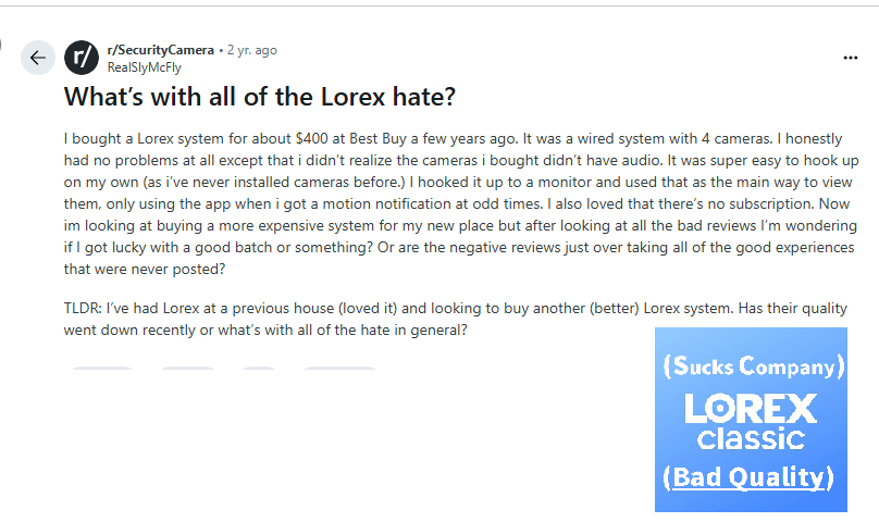 FlirLor's tweet photo. Avoid Lorex due to comment of Google-Play👎👎 {Brent Hudson June 14, 2026 Always crashes! very poor!}👎(In Closing=>Garbage Lorex Quality)139.3.90 https://t.co/ZyU7X5J8iH