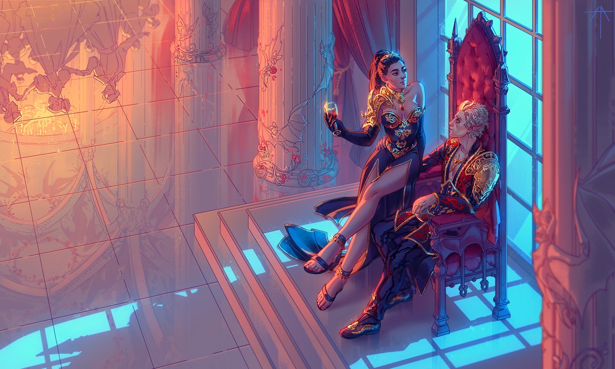 AlkaHell's tweet photo. "Privacy" 🥂
соmm for @BrabblesBan 
#Astarion #bg3 #baldursgate3 https://t.co/YAL9R94S4x