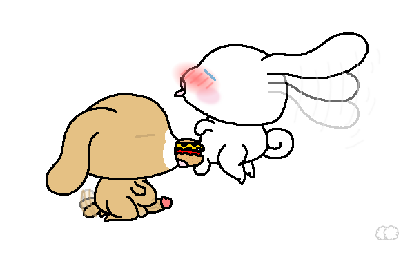 PuffyMaker's tweet photo. Cinnamon wanted to do a naughty prank on Cappuccino~ https://t.co/wKdJTg5pVX