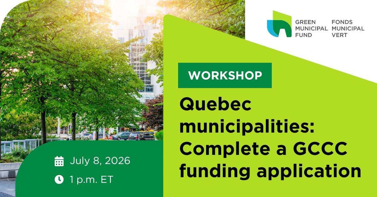 GreenMuniFund's tweet photo. 🌳 Is your Quebec #CDNMuni interested in applying for tree planting or urban forestry plans and studies funding? Join our workshop on July 8 to learn how to strengthen your application with key steps and processes.  

Register for the workshop: https://t.co/MNlfU2hUBs https://t.co/vcBeIwaEU8