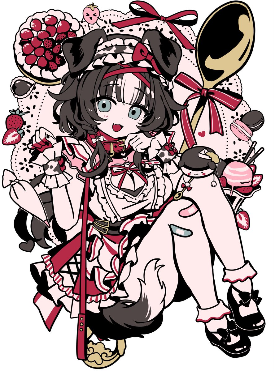 chocola_vt's tweet photo. Eat more cake! 🍰 #BibiPrints https://t.co/AqRLmbQirr
