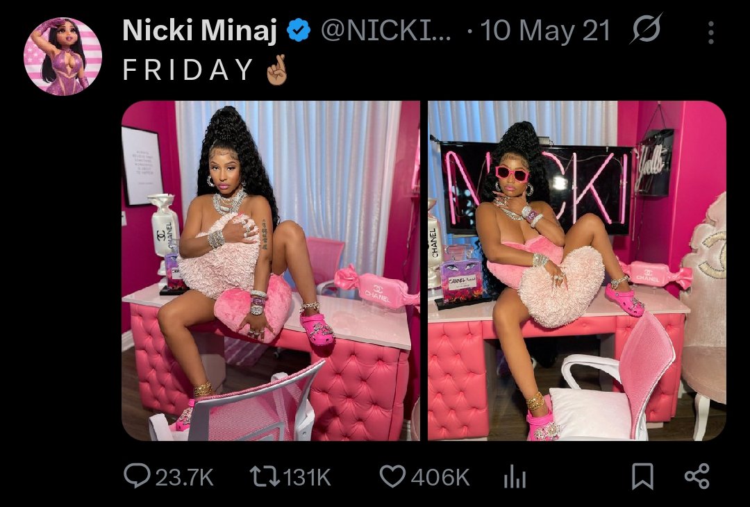 tppsupreme's tweet photo. 406K likes? she had the whole world in her hands https://t.co/B4RU3PJKyn