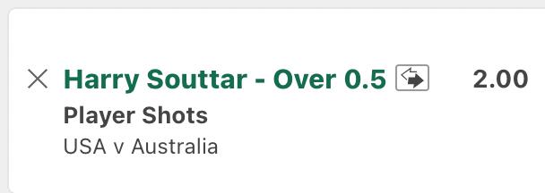 JayKBets's tweet photo. Harry Soutar to have a shot vs USA
He likes his shots although he's a CB. 

His form before the WC:
👱🏽‍♂️ Overall (Avg 1.18): 0, 1, 0, 0, 3, 2, 2, 2, 1, 1, 1

He's had a shot on the first match as well.
#USAxAUS 
#WC2026 https://t.co/HMUiY19BPT