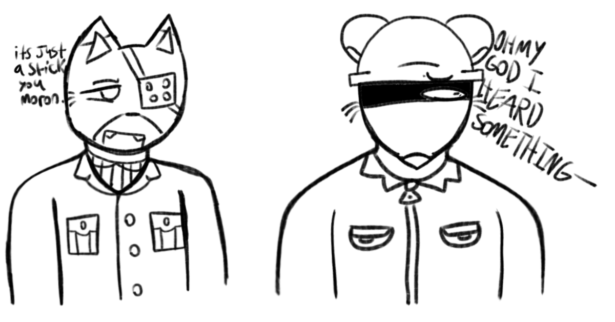 MicrowavedDemon's tweet photo. Funny sketches of my children <33
#furry #ocs #sketches #art https://t.co/kOmd02Pmv4