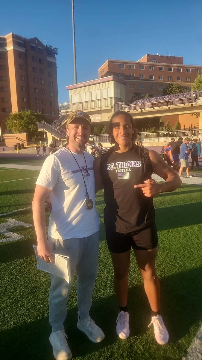 LeRoyPinkstonIV's tweet photo. Had an amazing day yesterday at the UST prospect camp, I learned so much about the program, coaches, and FOOTBALL. Much to take home can't wait to get even better💯 https://t.co/zv5p38nnxr