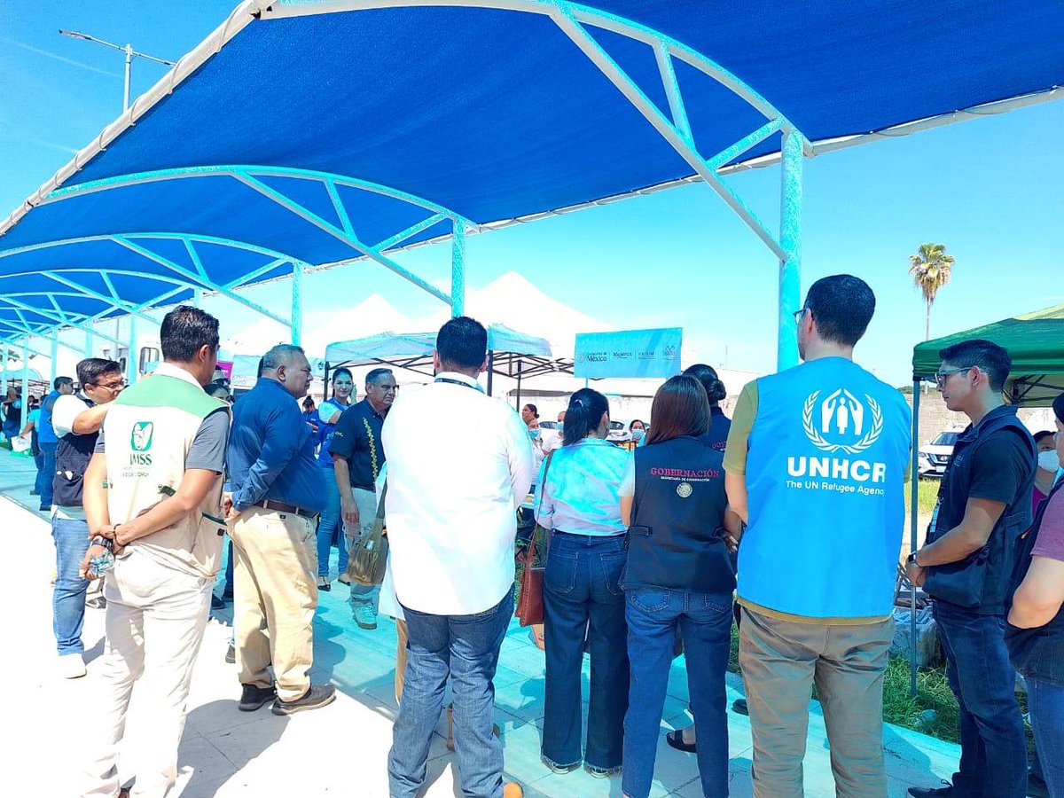Gdpvgouveia's tweet photo. @AcnurMexico #Tapachula participó en el cierre de la Semana de Atención a la Salud para Personas Refugiadas y Solicitantes de Asilo, en el marco del #DMR2026. Junto a @comar_sg y @SSaludChiapas apoyamos los esfuerzos interinstitucionales para asegurar la salud en #SuNuevoHogar 🏡 https://t.co/u20g2pymx0