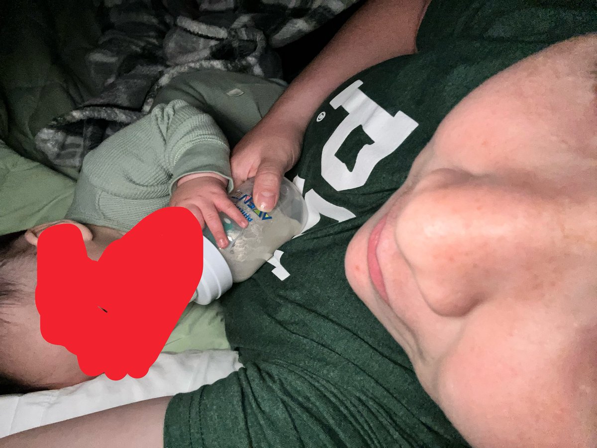ccraisingT's tweet photo. As a first time mom I’m really trying to soak in every little moment as it happens and not stress so much about him growing up. Right now he’s still contact napping and co-sleeping and I don’t think I’ll be able to give that up ❤️ https://t.co/3hhGuc9Eba