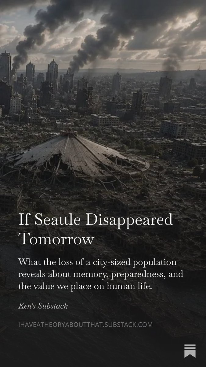 kenwlund's tweet photo. If Seattle Disappeared Tomorrow - by Kenneth Lund https://t.co/tIr07JMXxx