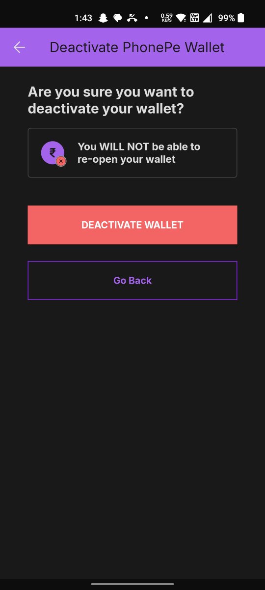 googlemaxgamer's tweet photo. @IndianTechGuide Look this as well they clearly said u are unavailable to reactivate the wallet once u closed it https://t.co/ryUKU2wErg