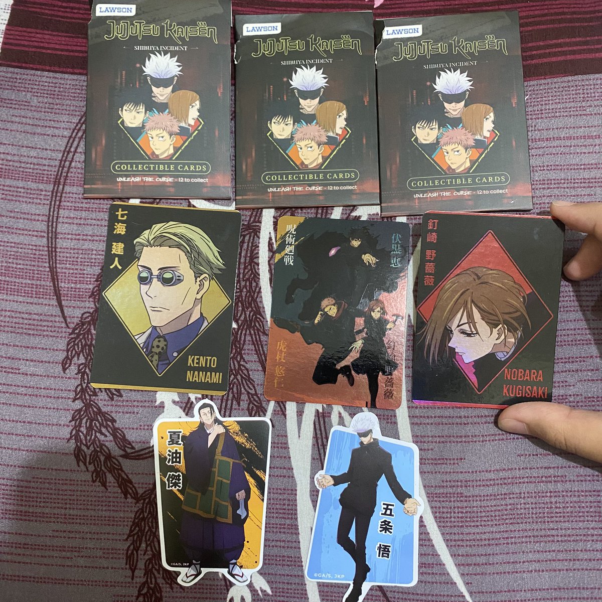 bloomybubbless's tweet photo. WTS BLINDBOX NARUTO X EAKI (SASUKE) ori beli di miniso 

✅ masih good condi bangett lengkap with box and card 🫶🏻
✅ FREE all koleksi jjk x lawson yang dipict
✅ bisa co oren no admin 

💰price: 230k nett 
tanya" atau cek condi bisa dm yaa^^
#warunganime #warungnaruto https://t.co/TD8QH8Ws7T
