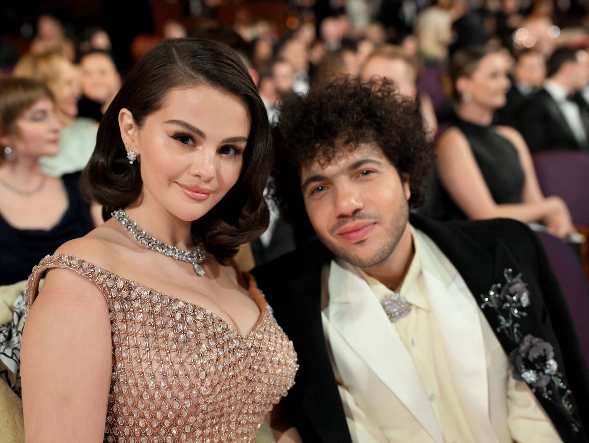 dailystar's tweet photo. Selena Gomez's husband's new hair baffles fans as they ask 'did you lose a bet' #selenagomez #bennyblanco https://t.co/ZT1B24piWj https://t.co/wqt5d36X3P
