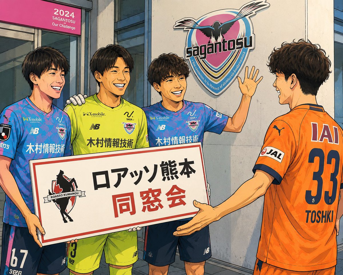 necko_pi's tweet photo. #髙橋利樹 選手ようこそ鳥栖へ！
 #サガン鳥栖  #ロアッソ熊本  #清水エスパルス https://t.co/07ay3aJvdh