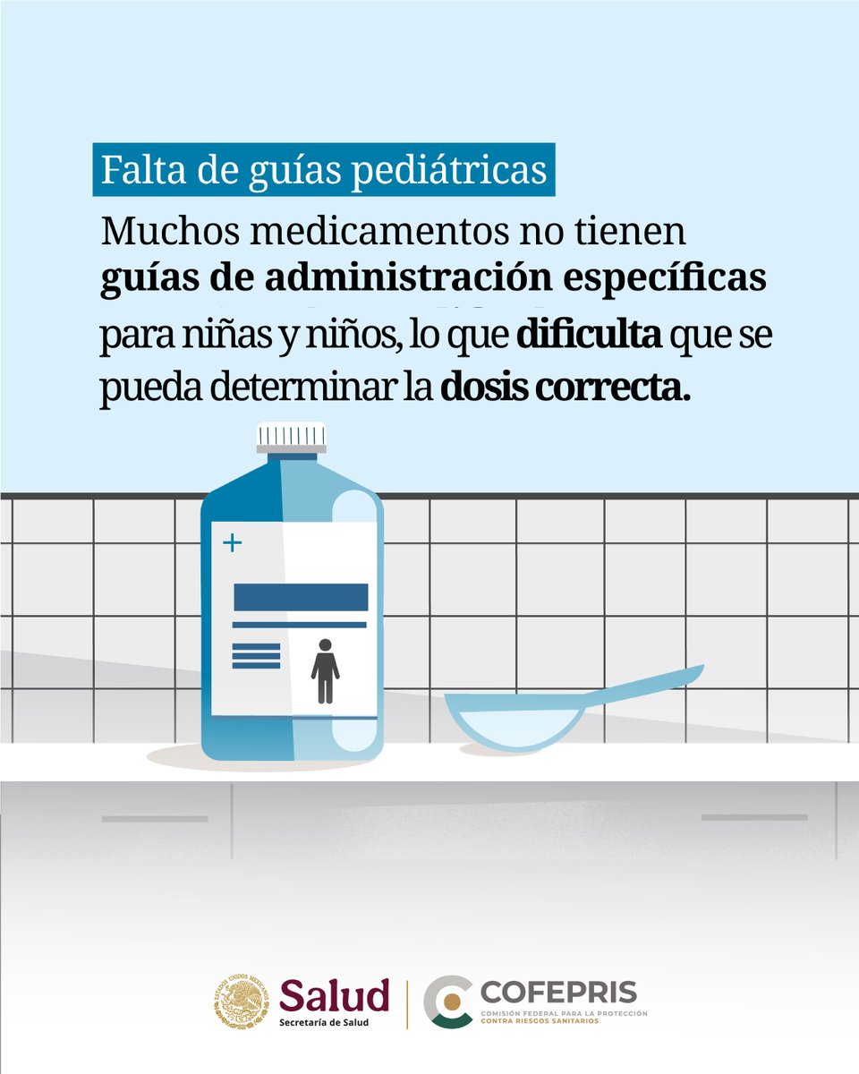 FUCAMM's tweet photo. Las niñas y niños requieren cuidados especiales en el uso de medicamentos.
Consulta siempre a un profesional de la salud. #ErroresDeMedicación https://t.co/YojgkNF1As