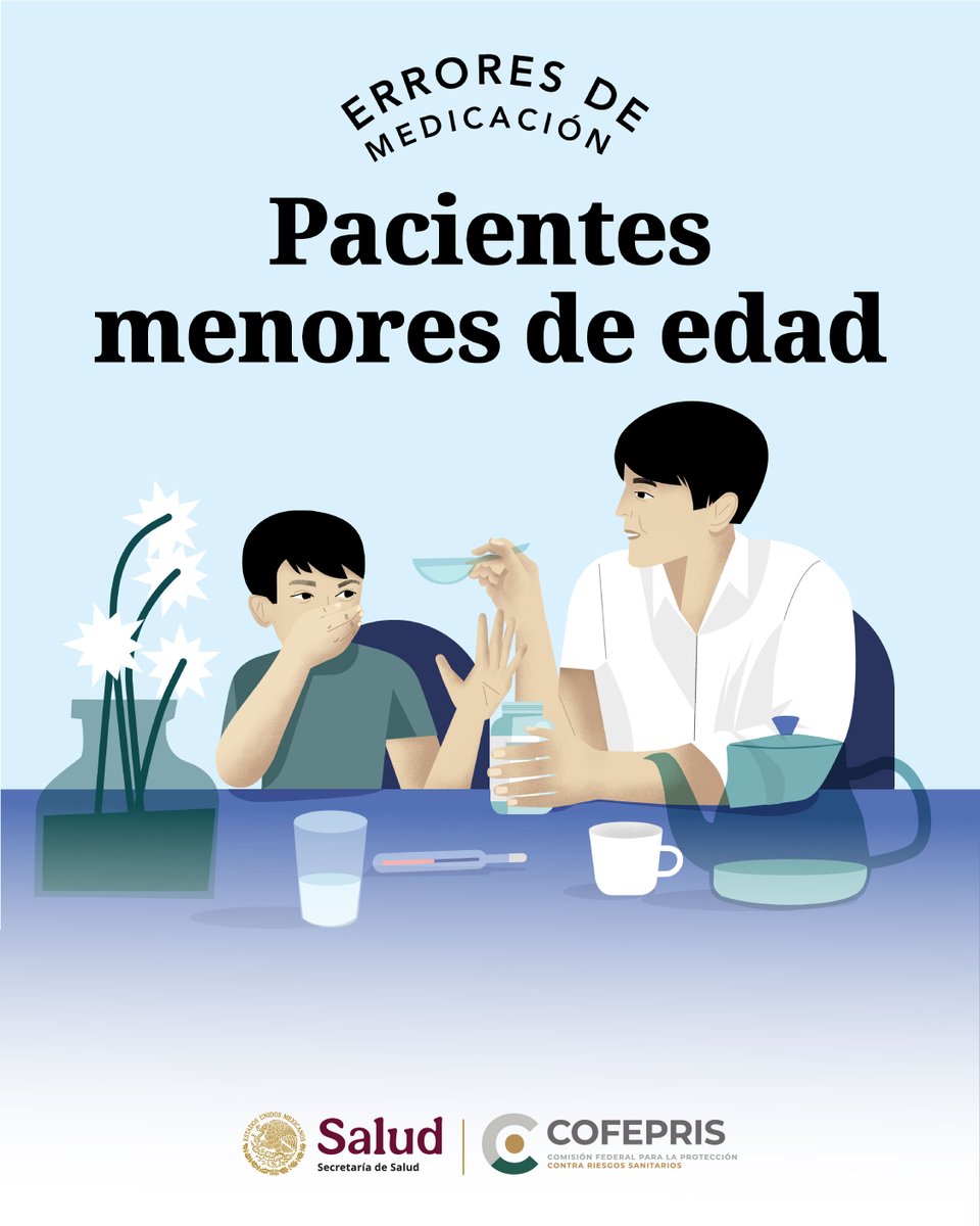 FUCAMM's tweet photo. Las niñas y niños requieren cuidados especiales en el uso de medicamentos.
Consulta siempre a un profesional de la salud. #ErroresDeMedicación https://t.co/YojgkNF1As