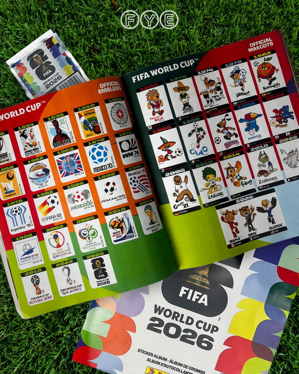 officialfye's tweet photo. PANINI FIFA WORLD CUP - IN STORES NOW

Find your store: https://t.co/ZE6GZKSKqF 📍

#Panini #FIFA #WorldCup #PaniniWorldCup https://t.co/n9eXEmkzrY