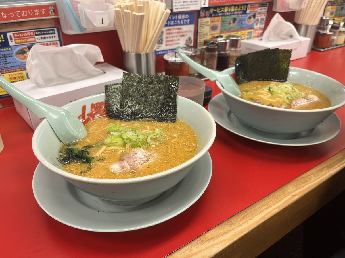 spr3___wkb's tweet photo. 深夜の山岡家キメてきた✌️ https://t.co/byonT6eVke