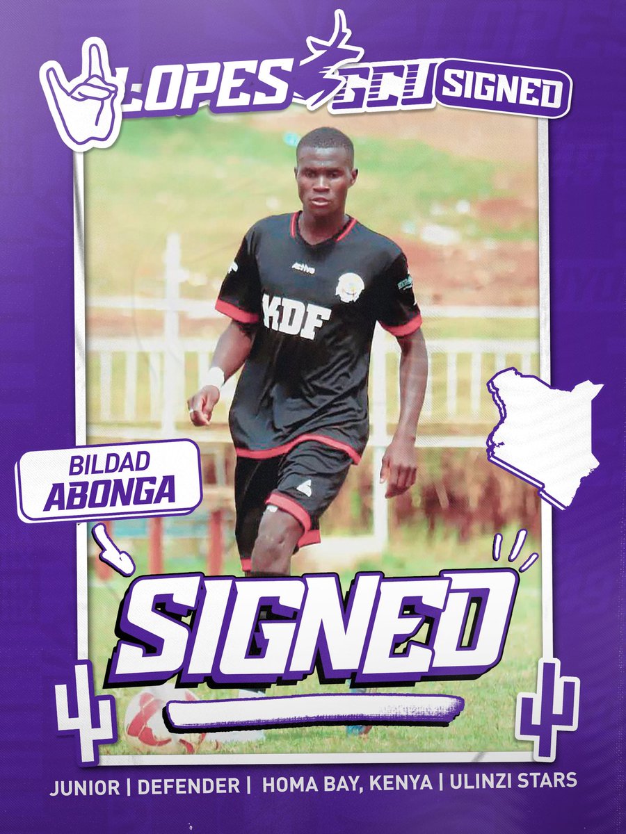 GCU_MSoccer's tweet photo. 𝓢𝓲𝓰𝓷𝓮𝓭 🖊️ and officially a Lope 🤘

Bildad Abonga joins GCU via Kenya 🇰🇪 https://t.co/EOTCV4GviU