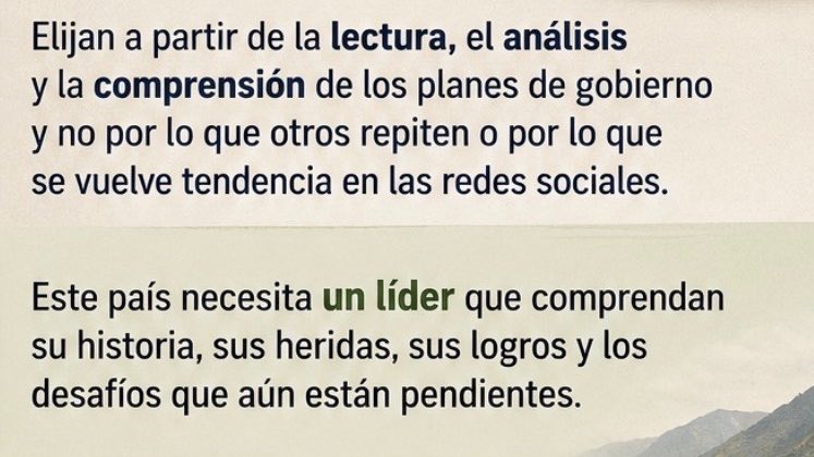 AlexisNim's tweet photo. Votar debería ser un acto de conciencia, no de influencia. https://t.co/hRolU8BPmE