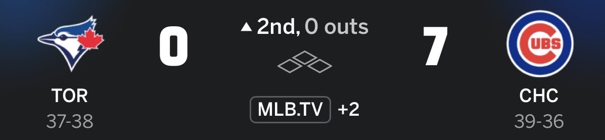 fulltiltpicks's tweet photo. Well that didn’t go as expected 

Blue Jays @ Cubs NRFI (-145) ❌❌❌

Cubs sent 12 to the plate &amp; scored 7 in the bottom of the first https://t.co/5wE5pgzD0O