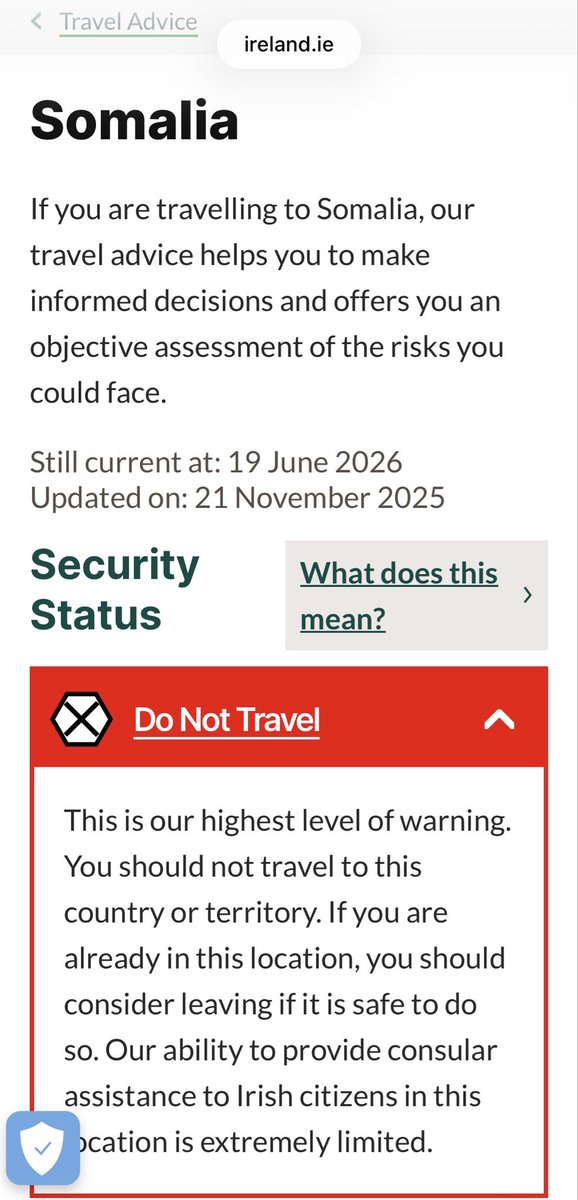 murphyglebeger's tweet photo. @Nick_Delehanty Forget about the left and right just for a moment.
Our own government issue the highest level to Irish citizens to not travel to Somalia and they think it’s perfectly fine to allow undocumented many single men come to Ireland?
Is it actually government incompetence or them asleep https://t.co/5OmTlPTMhi