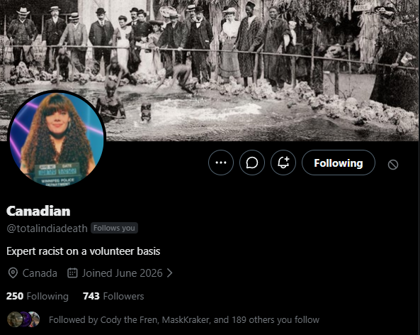 VrilmaxxedSamJr's tweet photo. She needs no introduction
Help her find her people
@totalindiadeath https://t.co/wWaufxhTjB