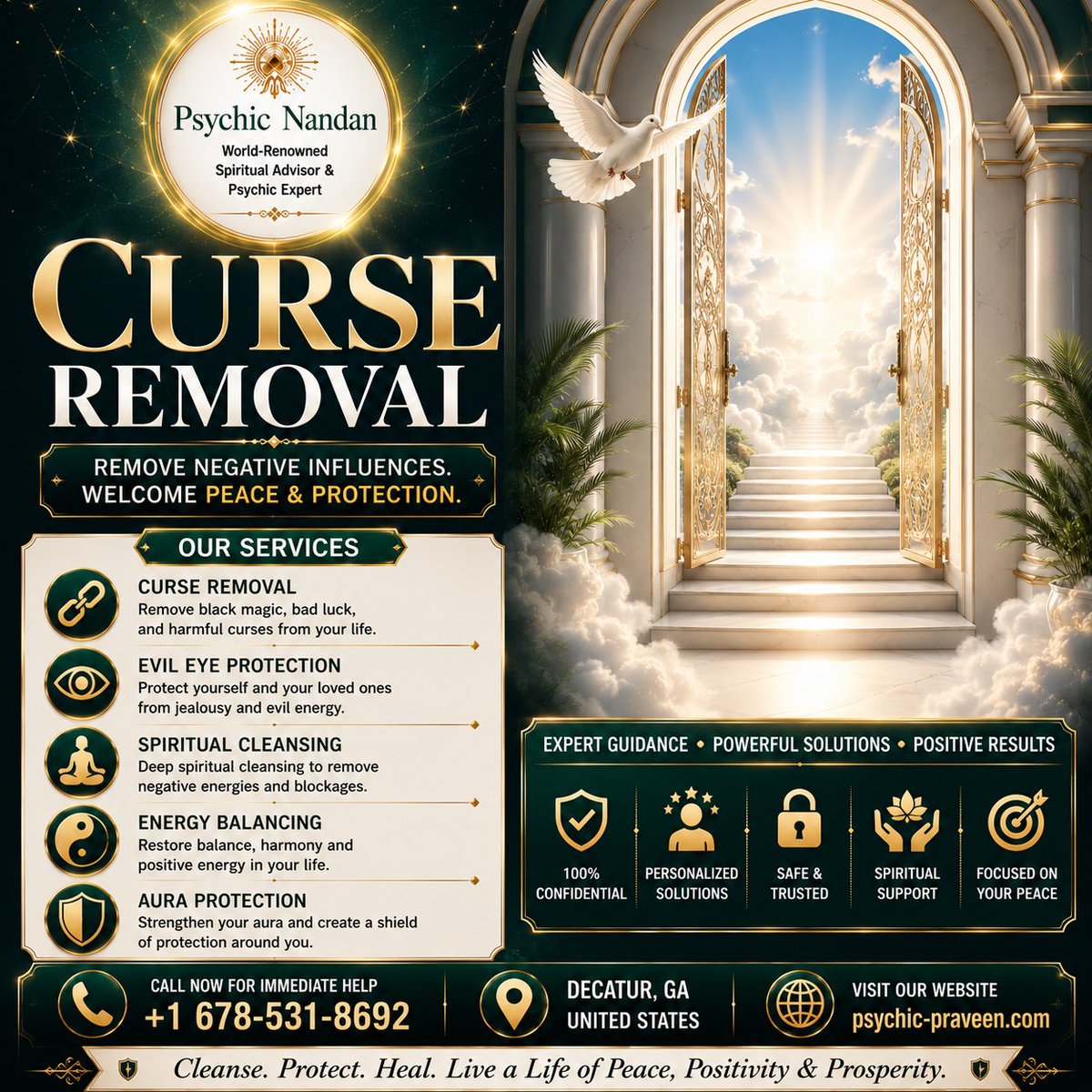 PsychicH61474's tweet photo. Ultimate Curse Removal &amp; Aura Protection in Decatur, Georgia
📞 Call: +1 678-531-8692 
🌐 Info: https://t.co/RLiLf5AFqr
📍 Address: 3845 N Druid Hills Rd, Decatur, GA 30033, United States 
📍 Maps: https://t.co/fvqzhJOpr9
#CurseRemoval #Georgia #SpiritualCleansing #EnergyHealing https://t.co/CpxdJ1Vxkd