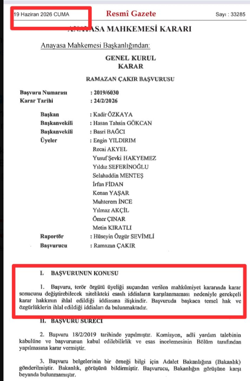 ademyarslan's tweet photo. Yeni; 

Dün akşma @RTErdogan rejimi yargısının dosyalar AIHM'e gitmesin diye çevirdikleri dolapları anlatmıştım.

@AYMBASKANLIGI bugün açıkladığı Ramazan Çakır başvurusuyla anlattıklarımı ilk elden teyit etti. 

https://t.co/vsmQYmidbe https://t.co/ryhHlIse0g