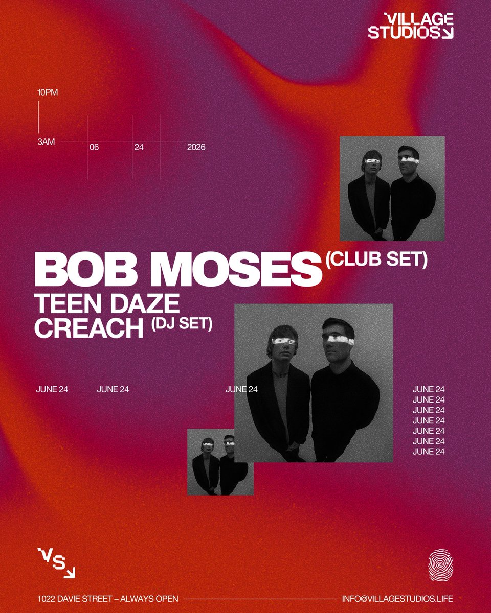 Bobmosesmusic's tweet photo. We’re back in our home town on June 24 to play the new Freedom Mobile Arch for FIFA! Band is on at 8pm and Club Set afters at Village Studios the same night. Come on down and let’s party! https://t.co/noybFqDTu3