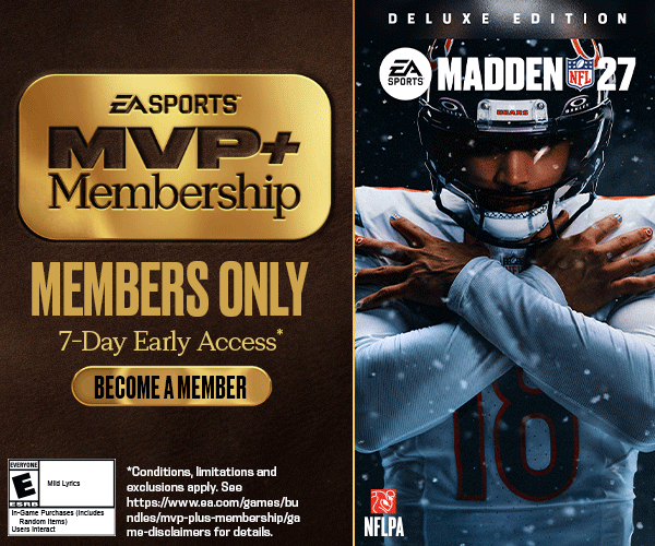 EAMaddenNFL's tweet photo. MVP+ Members get 7-Day Early Access and more! #Madden27 

🔗 Xbox: https://t.co/XjMw71S682
🔗 PlayStation: https://t.co/14NSZMygKi https://t.co/uj982Ni2HB