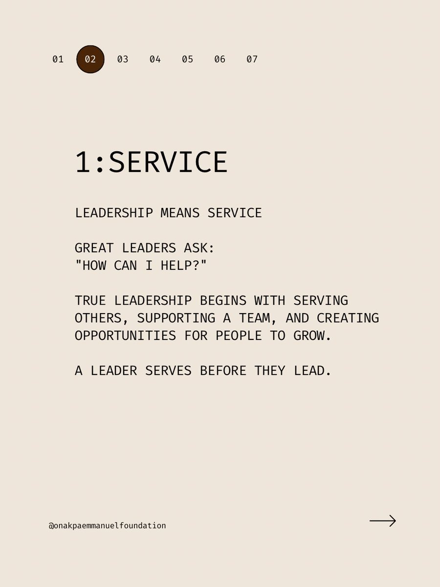 OfficialOEF's tweet photo. Leadership isn’t about being the loudest person in the room.

It’s about serving, taking responsibility, and helping others grow.

Titles may give authority, but character earns trust.

What does leadership mean to you? 👇 https://t.co/1LVAhP5XMJ