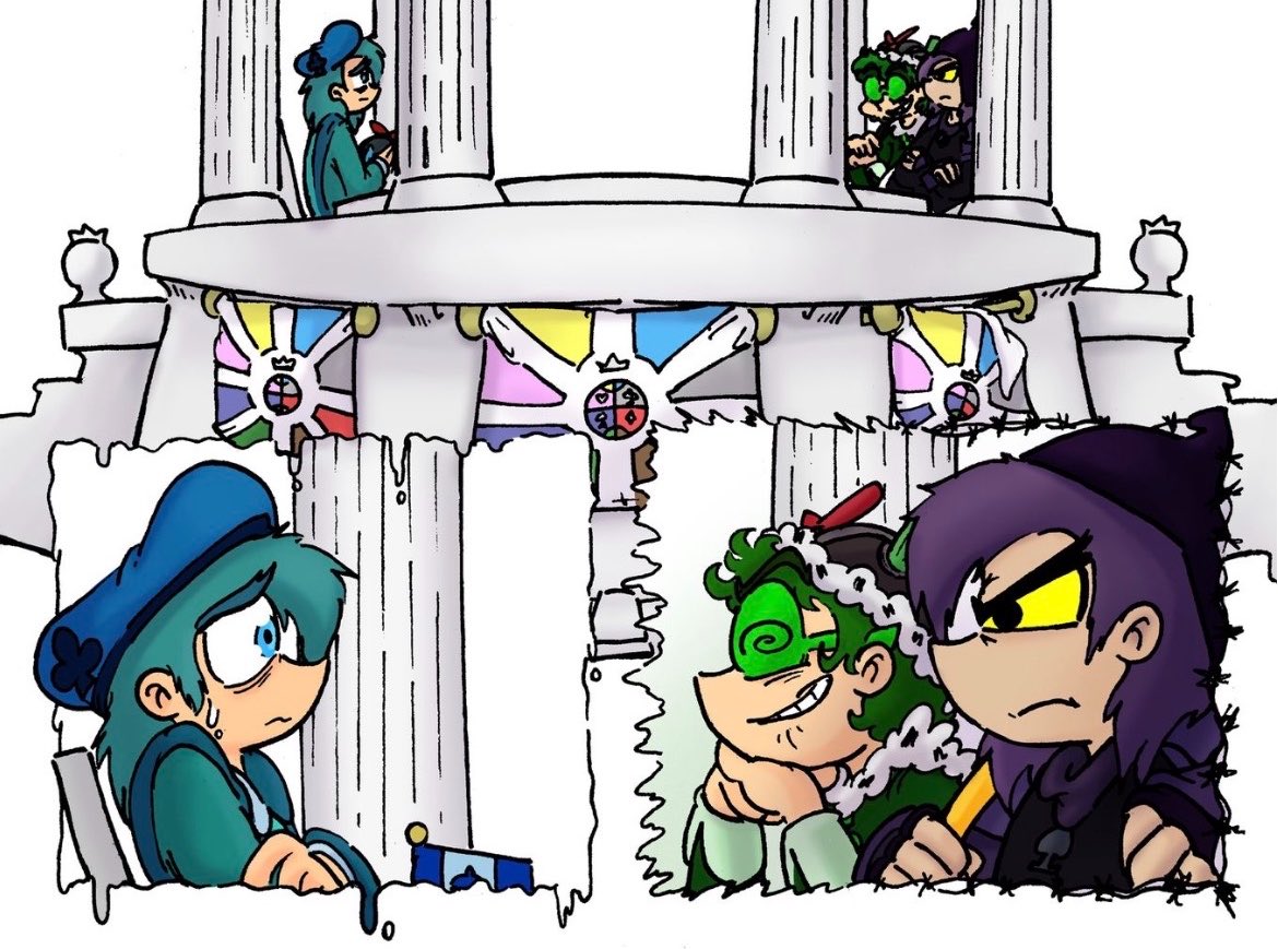 KrinueS's tweet photo. Cada vez que veo a Zontik, Pik y Varu juntos en un panel se me hace demasiado tierno es como aaaaaw aw aaaaaw 🥹🥹🥹 look at them aaaaw aaw ☹️☹️💞💞 aaaw I hope they DIEEE 🫶 https://t.co/K2WYnN6baq