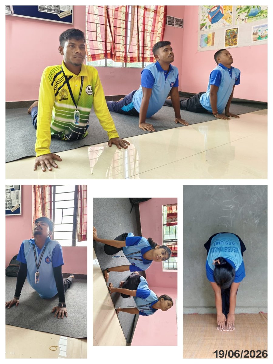 NSSSAMWB's tweet photo. 2 Days to Go For IDY
        19.06.2026
As part of the countdown to the 12th International Day of Yoga (#IYD2026),Our  NSS Volunteers individually practiced yoga at their respective localities and the college campus.
@_NSSIndia
@rdnss_kolkata @YASMinistry @PIB_India #IDY2026 https://t.co/oC52me4xO2