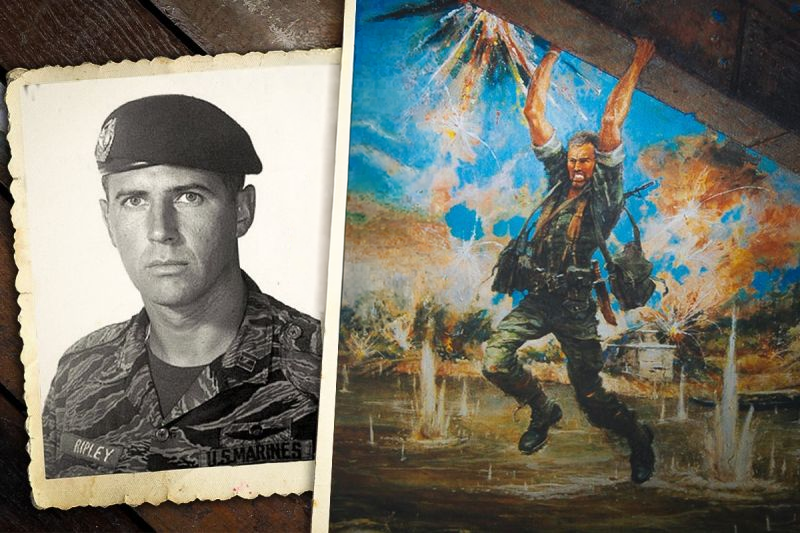 RegimentGG's tweet photo. Col. John W. Ripley (USMC) was posthumously awarded the Medal of Honor for his legendary actions in Vietnam in 1972.

Under intense enemy fire, he single-handedly rigged and destroyed a key bridge, halting a massive North Vietnamese advance. His son accepted the award on his behalf.

As a community built to unite veterans and active duty, we honor the legends who paved the way. 🇺🇸 

#WeHaveYourSix