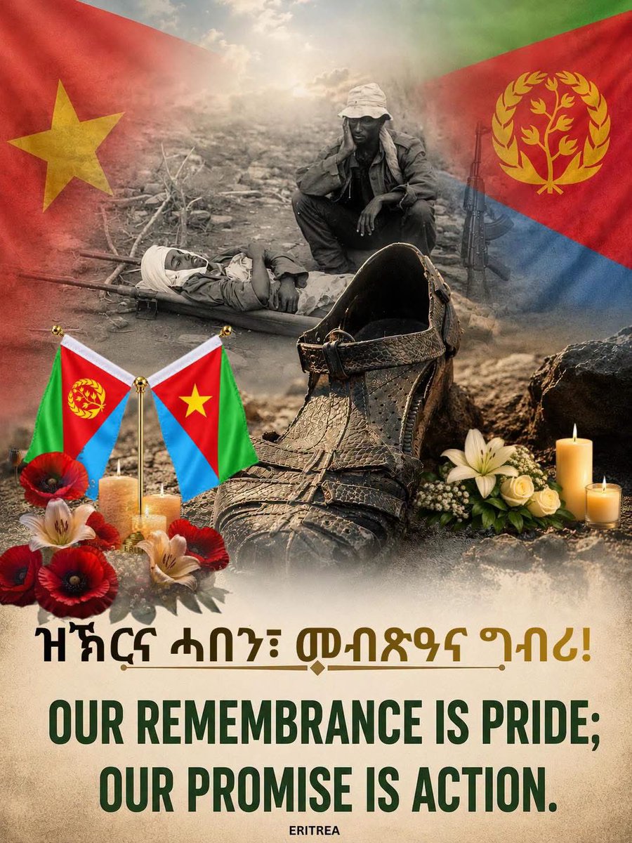 HebentiEri291's tweet photo. We are indebted for the sacrifices our heroes made on our behalf ! 
ስውኣትና ወትሩ ኣብ ልብና ❤️ ዓወት ንሓፋሽ🕯️🇪🇷🕯️🇪🇷🕯️🇪🇷 https://t.co/f8GZkgyJtX