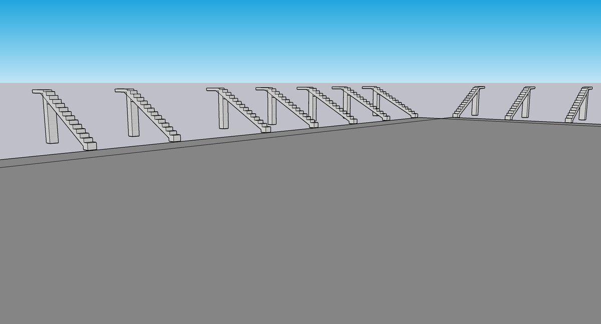 Pablo_L_E's tweet photo. Proyecto nuevo 🤭
Como diseñar un nuevo estadio para el @deporguada 
Todo realizado con SKPV8

Comenzamos con las zancas o soportes para las gradas prefabricadas, de 12 filas en fondos y tribuna no preferente. https://t.co/LSnNteu6EJ