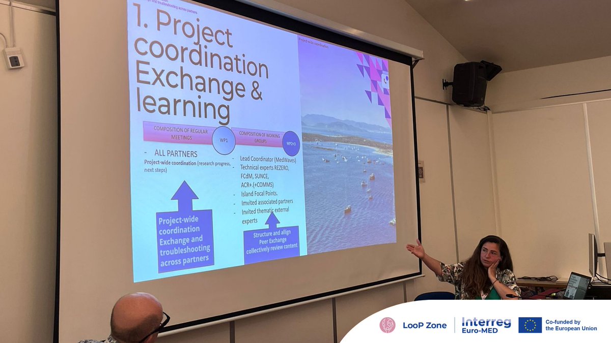 MedWaves_Centre's tweet photo. The session brought together experts from several Interreg Euro-MED Programme projects, including MAST, RECIRCLE MED and GreenSET, to discuss how circular economy approaches can accelerate the transition towards more sustainable tourism models. https://t.co/IJzGFCl9Gn