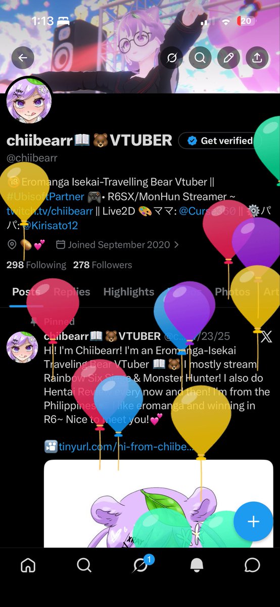 chiibearr's tweet photo. balloons!🥳 https://t.co/2rxzENupPv