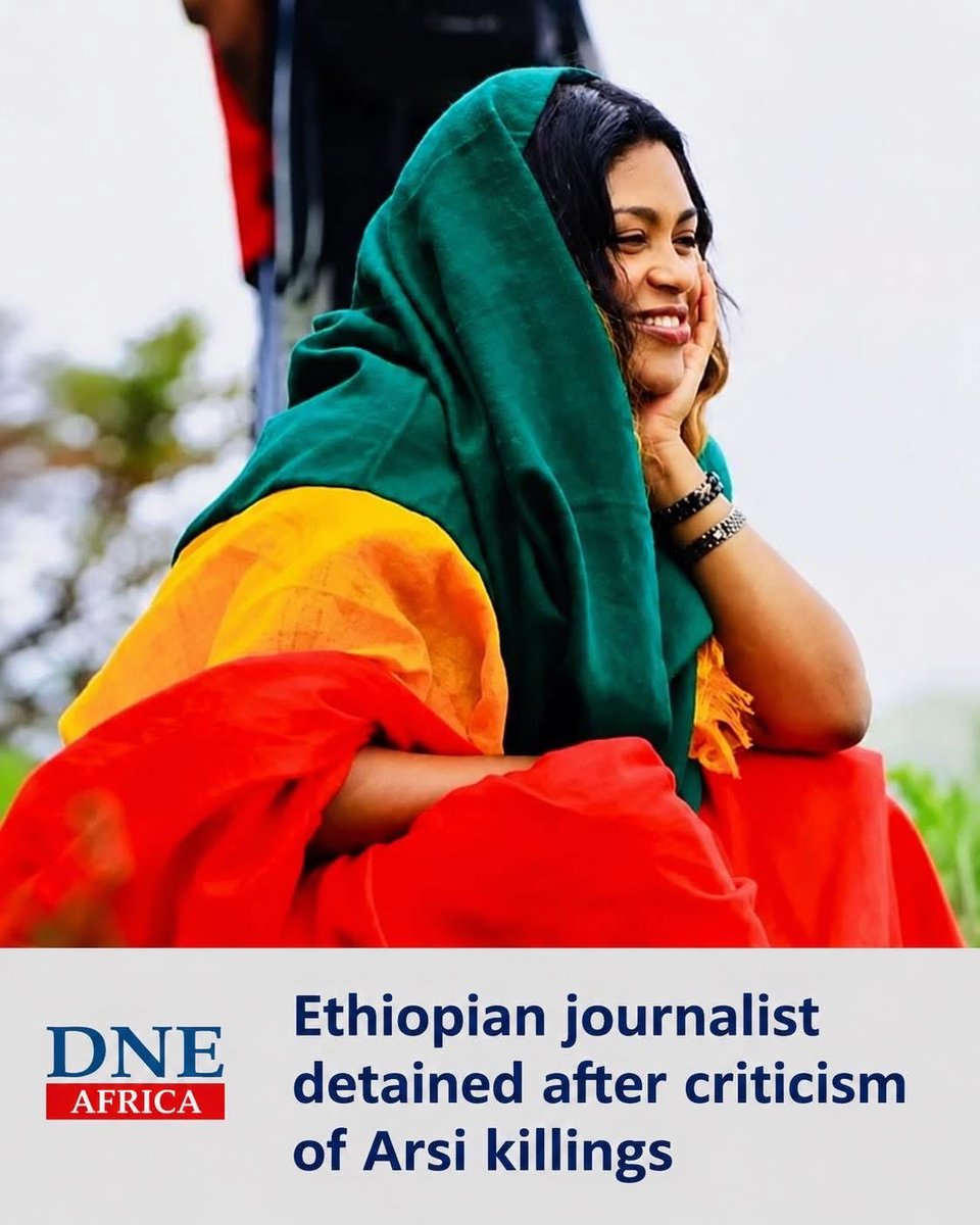 africa_dne's tweet photo. Ethiopian journalist detained after criticism of Arsi killings

Ethiopian authorities have detained journalist Salsawit Baynesagn Yimer, with her whereabouts and legal status remaining unclear more than 10 days after her arrest, according to family members and local sources.

Salsawit, a journalist and social media commentator known for reporting on governance and human rights issues, was taken into custody by security forces in Addis Ababa and is reportedly being held at the city’s Third Police Division. She has not appeared before a court since her detention, and authorities have yet to announce any charges or provide an official explanation for her arrest.

Before launching her independent reporting on social media, Salsawit worked as an investigative journalist for state-affiliated Walta Media and Fana Broadcasting Corporate. She later built a significant online following through commentary on political developments, accountability, and human rights.

Her detention came days after she published a video condemning the reported killings of Orthodox Christian civilians in East Arsi Zone, Oromia Region. The attack, which triggered widespread public outrage, has intensified scrutiny of the government’s handling of recurring violence targeting Orthodox Christian communities.

Activists and supporters have suggested that her arrest may be linked to her coverage of the East Arsi killings and her criticism of the authorities’ response. Ethiopian officials, however, have not confirmed any connection between her reporting and her detention.

The arrest comes amid broader concerns over restrictions on press freedom in Ethiopia, where journalists and commentators covering conflict, human rights abuses, and political affairs have increasingly faced detention, intimidation, and prosecution.

As of publication, Ethiopian authorities had not released an official statement explaining the basis for Salsawit’s detention or indicating whether formal legal proceedings had been initiated.