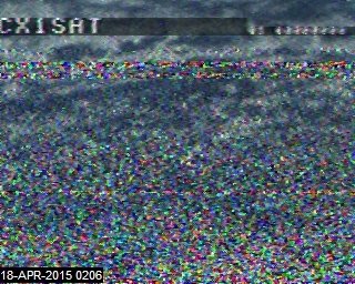 CX8AF's tweet photo. Remembering the ANTELSat (CX1SAT) satellite 12 years later: the last 3 images of the 4 transmitted before its complete silence. Orbit 4444. #amsat #sstv #cubesat #cubesats https://t.co/Ce36TIuzpL