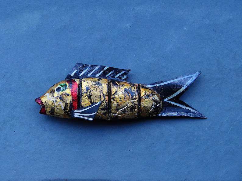 elementsdeco's tweet photo. Vintage Articulated Koi Carp Figurine - Lucky Dragon Fish Symbol Success &amp; Perseverance https://t.co/X40EoNqV0Q 
#dragonFish #wiseshopper https://t.co/uXPpulwof3