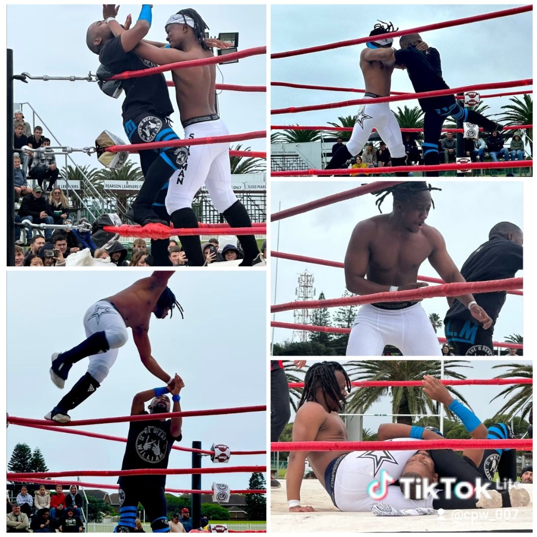 CPWOnline's tweet photo. The WWP Thunderstrike Pro Wrestling Show at Pearson High School in Nelson Mandela Bay featured 2 of the most exciting young Wrestlers on the  African Pro Wrestling Scene,The Great William walked away with the Win against Superstar Sivuyisile Starman Moti, this battle is  not over https://t.co/ZNZpoouPKj