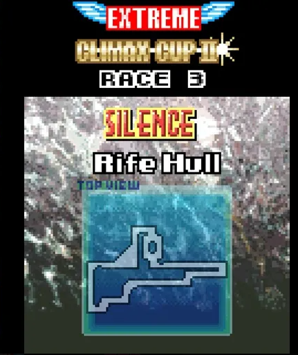 ZabieW's tweet photo. No se metan con los fans de F-Zero, nuestros tracks custom con el editor OFICIAL de Climax tienen forma de Rifle de asalto https://t.co/wVqYzw56uz