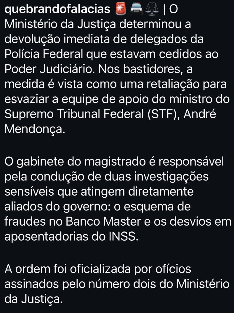 qtomimimi's tweet photo. Por que Lula está com medo de @MinAMendonca? Por ele ser honesto? Por ele ser idôneo? Por ele não seguir a cartilha esquerdista que defende os seus a qualquer custo? #FlavioPresidente2026 #Eleições2026 #JaquesMaster #mendonca #LIBERTEMBOLSONARO https://t.co/NSTE2mz8EW