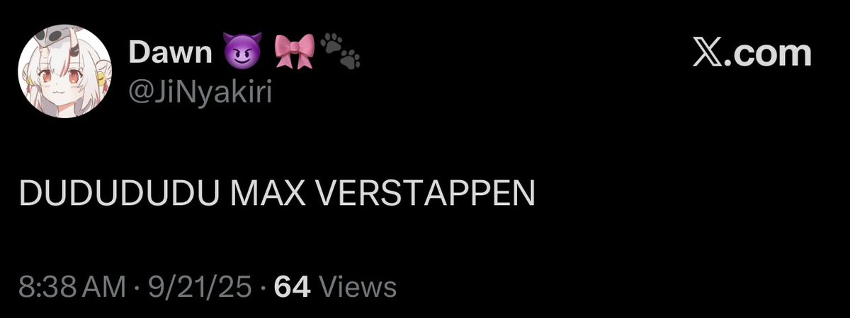 judeogroyper's tweet photo. What being a Verstappen fan does to a nga these days https://t.co/iwdrcgkYEX