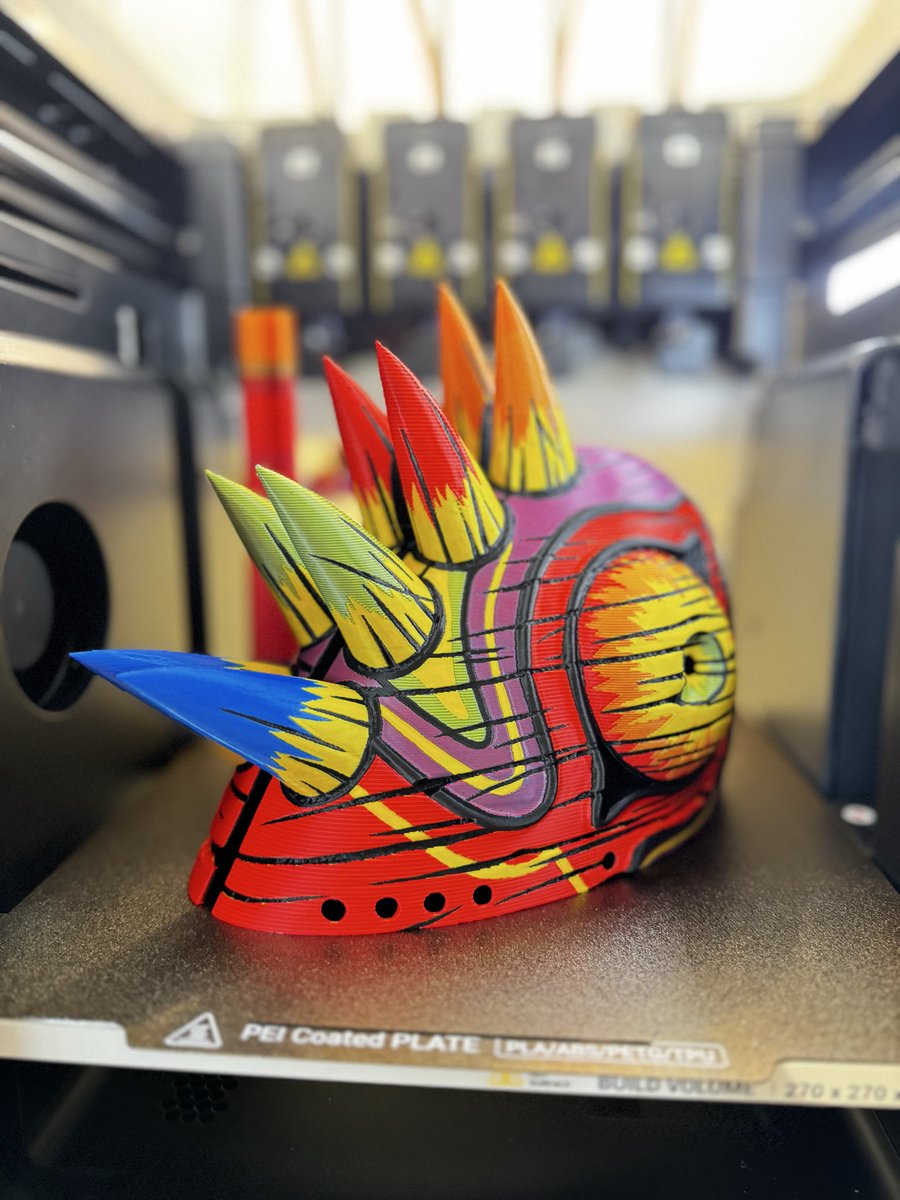 amaricire's tweet photo. @reprinted3D @printablescom I decided to do mine differently so I didn’t make any filament changes and printed ALL at once https://t.co/4g93nIjfiS