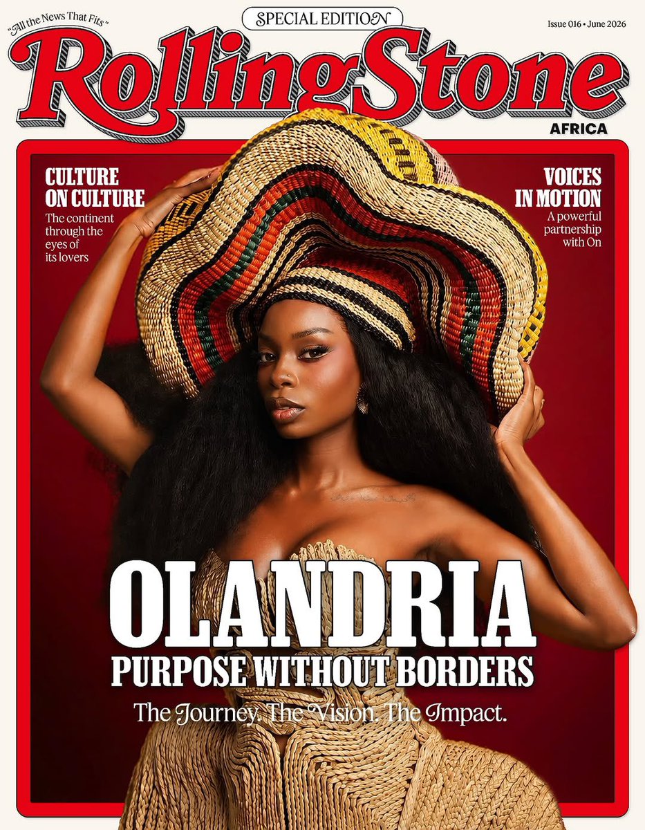 NoteSphere's tweet photo. Olandria for Rolling Stone Africa (2026) https://t.co/vlqyIPRE6x