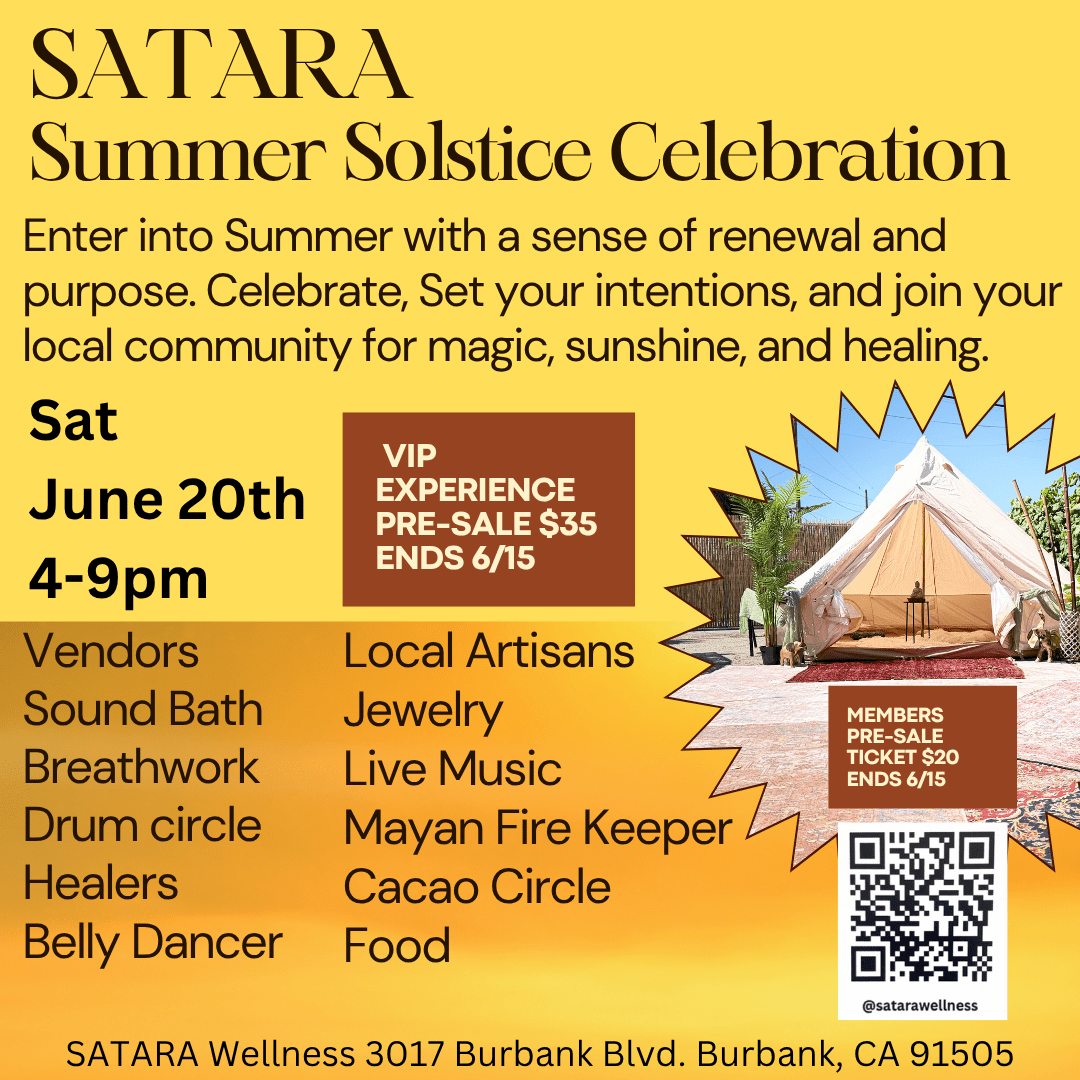 myBurbankNEWS's tweet photo. Summer Solstice Celebration at SATARASATARA Summer Solstice Celebration Date/Time: Saturday, June 20, 2026 | 4:00 PM – 9:00 PM Location: 3017 Burbank Blvd.,
https://t.co/rD7IY68R1q https://t.co/breqpwNgWh